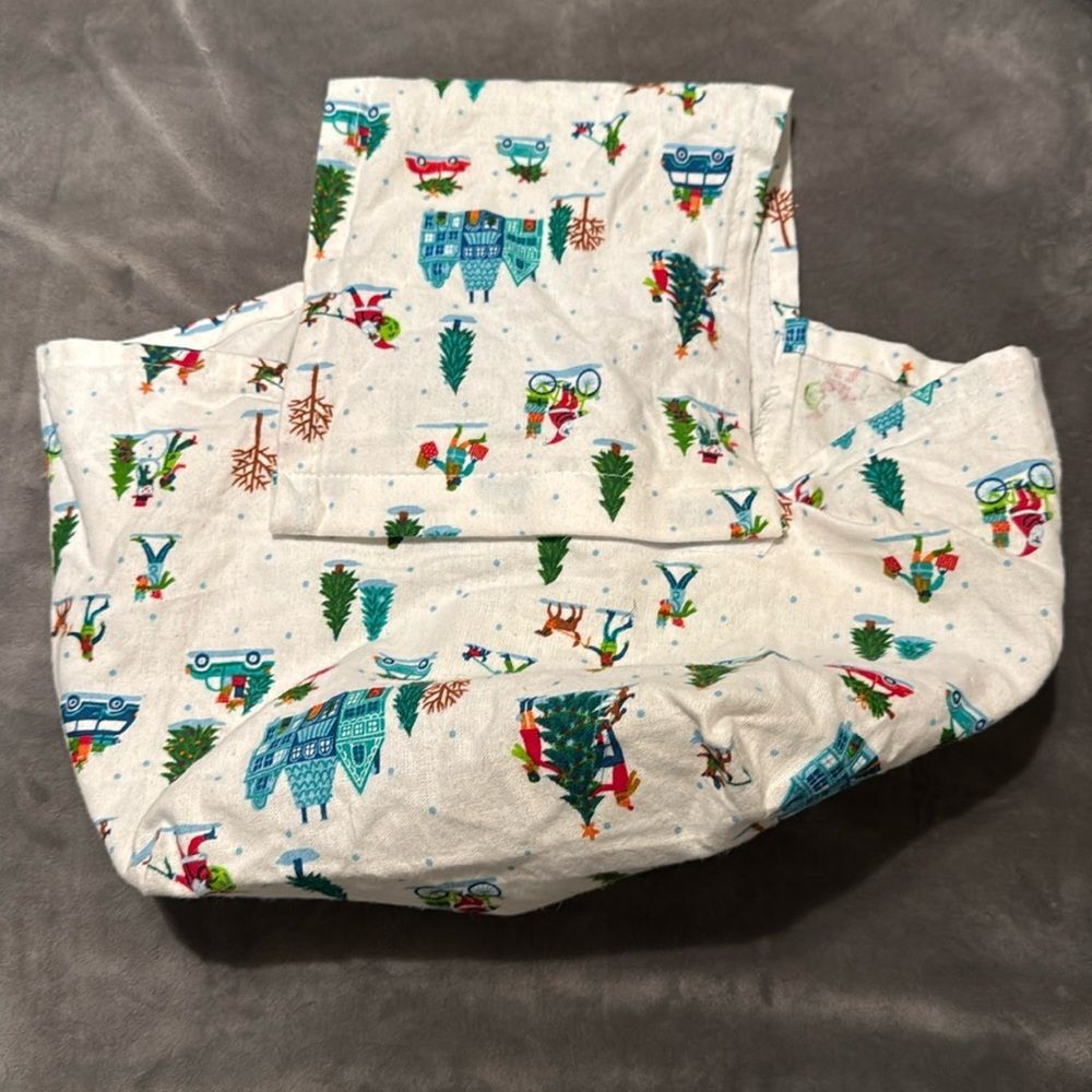 Festive Holiday Print sheet bag